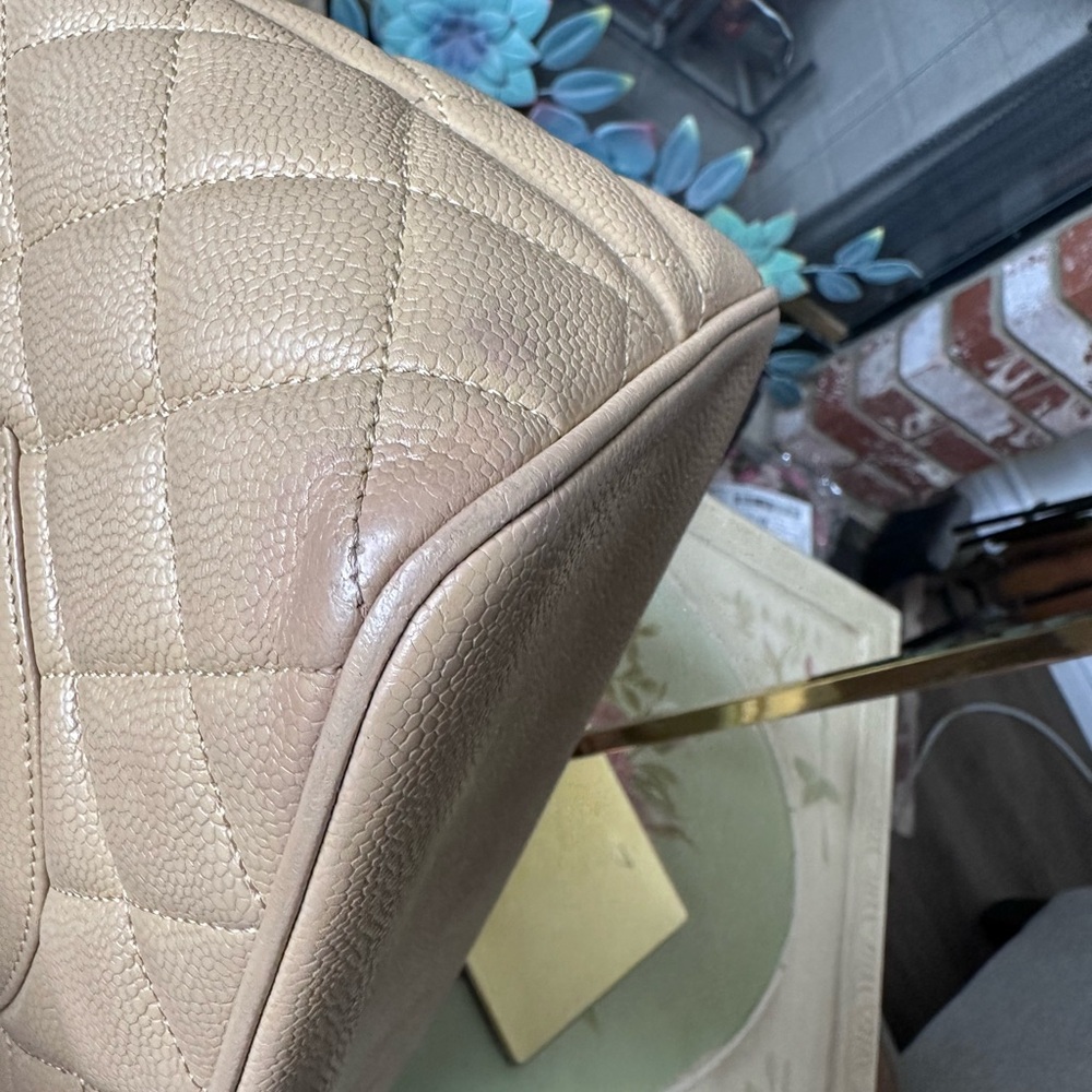Chanel Beige Caviar Medallion Tote – Gold Hardware - Picture 12 of 14